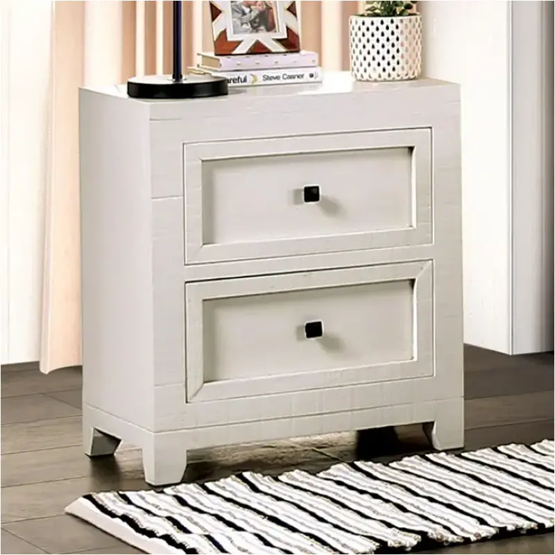 Em7074iv-n Furniture Of America Oakridge-ivory Bedroom Furniture Nightstand