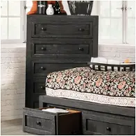 Em7074dg-c Furniture Of America Oakridge-charcoal Bedroom Furniture Chest