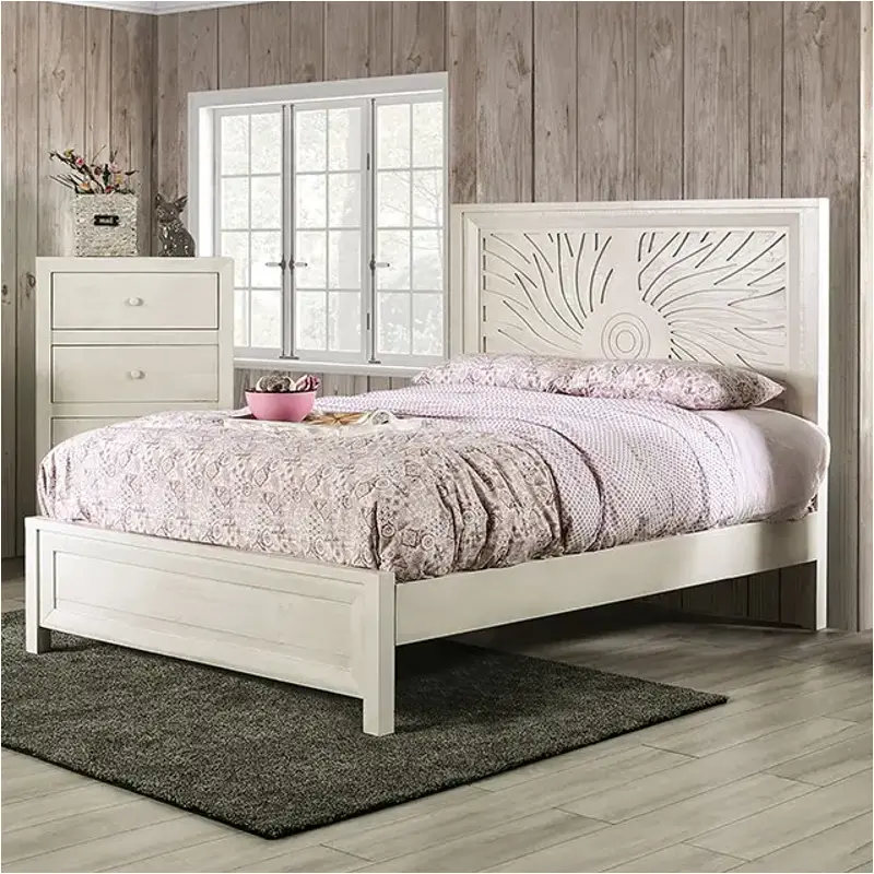 Em7080iv-f Furniture Of America Geneva Bedroom Furniture Bed