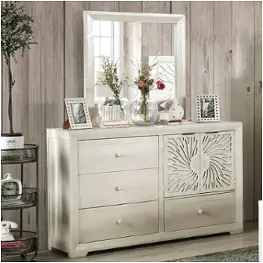 Em7080iv-d Furniture Of America Geneva Bedroom Furniture Dresser