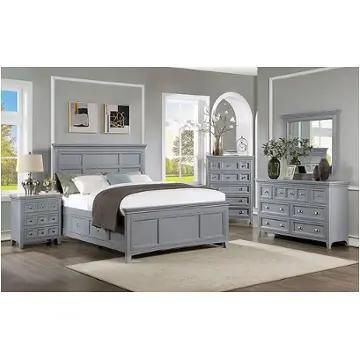 Cm7413gy-t Furniture Of America Castlile Bedroom Furniture Bed