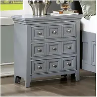 Cm7413gy-n Furniture Of America Castlile Bedroom Furniture Nightstand