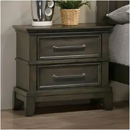 Cm7221gy-n Furniture Of America Houston Bedroom Furniture Nightstand