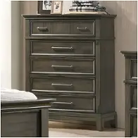 Cm7221gy-c Furniture Of America Houston Bedroom Furniture Chest