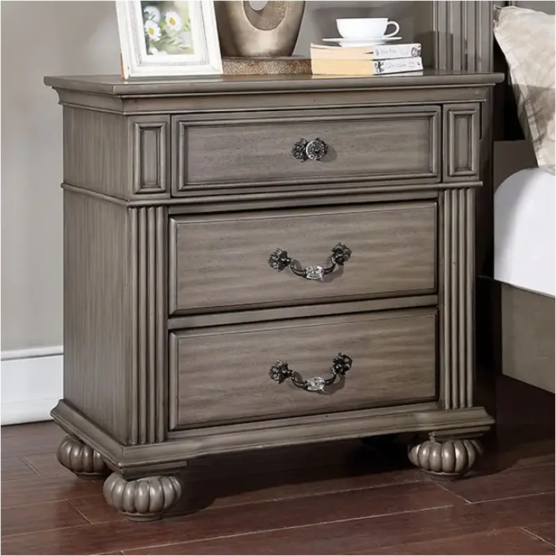 Cm7129gy-n Furniture Of America Syracuse Bedroom Furniture Nightstand