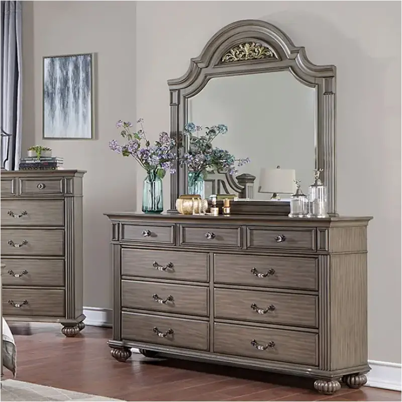 Cm7129gy-d Furniture Of America Syracuse Bedroom Furniture Dresser