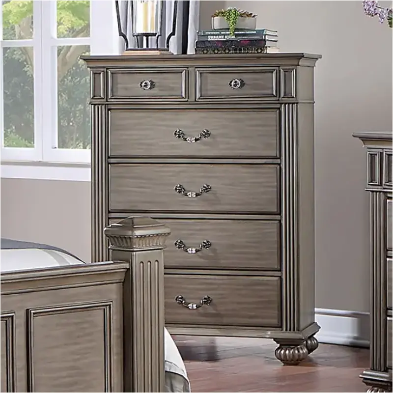 Cm7129gy-c Furniture Of America Syracuse Bedroom Furniture Chest