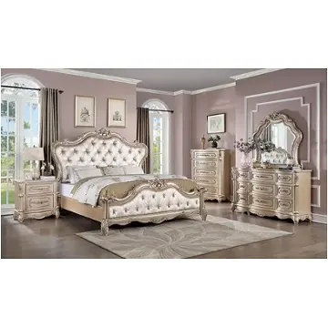 Cm7243gl-ck Furniture Of America Rosalind Bedroom Furniture Bed