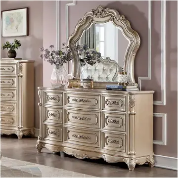 Cm7243gl-d Furniture Of America Rosalind Bedroom Furniture Dresser