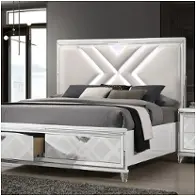 Foa7147wh-ek Furniture Of America Emmeline Bedroom Furniture Bed