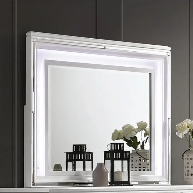 Foa7147wh-m Furniture Of America Emmeline Bedroom Furniture Mirror