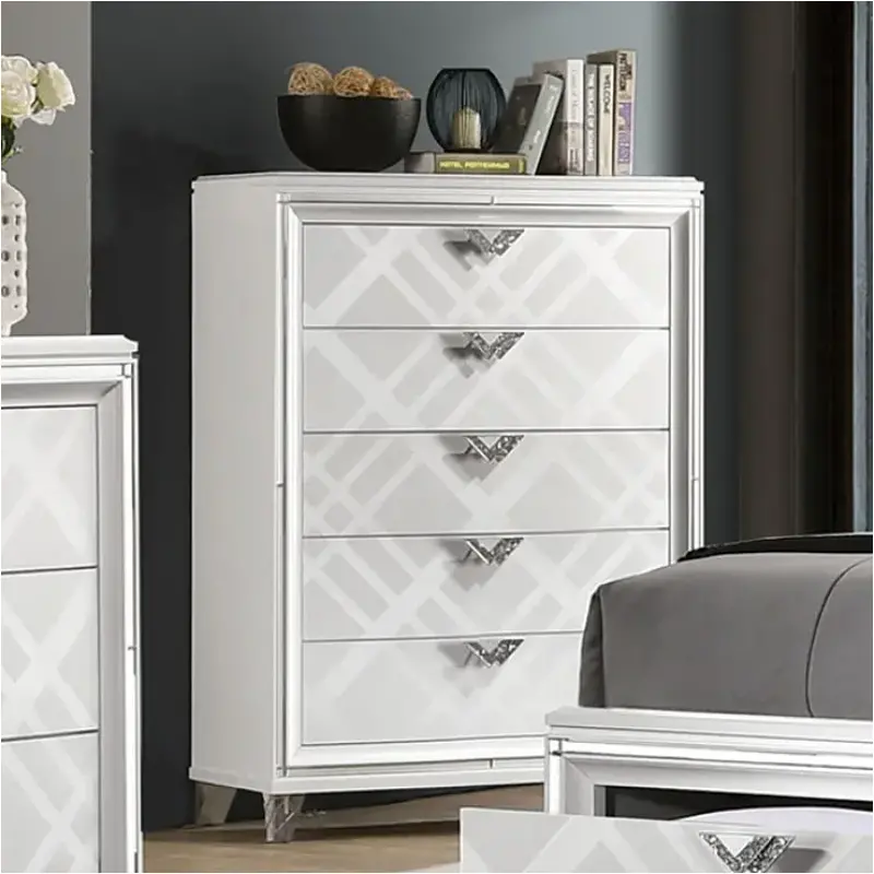 Foa7147wh-c Furniture Of America Emmeline Bedroom Furniture Chest