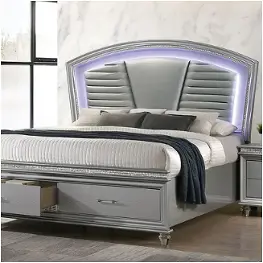 Cm7899sv-ck Furniture Of America Maddie Bedroom Furniture Bed
