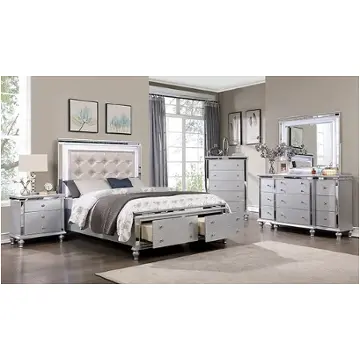Cm7992q-bed Furniture Of America Bellinzona Bedroom Furniture Bed