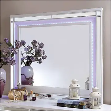 Cm7977wh-m Furniture Of America Brachium Bedroom Furniture Mirror