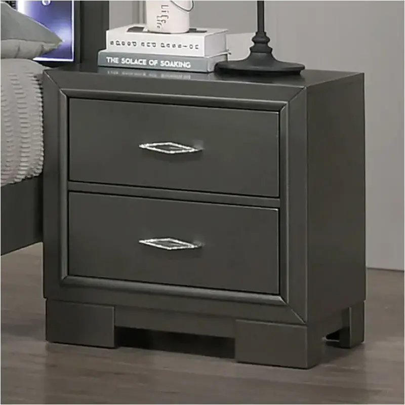 Cm7416gy-n Furniture Of America Alison Bedroom Furniture Nightstand