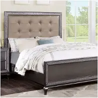 Cm7198gy-ek Furniture Of America Onyxa Bedroom Furniture Bed