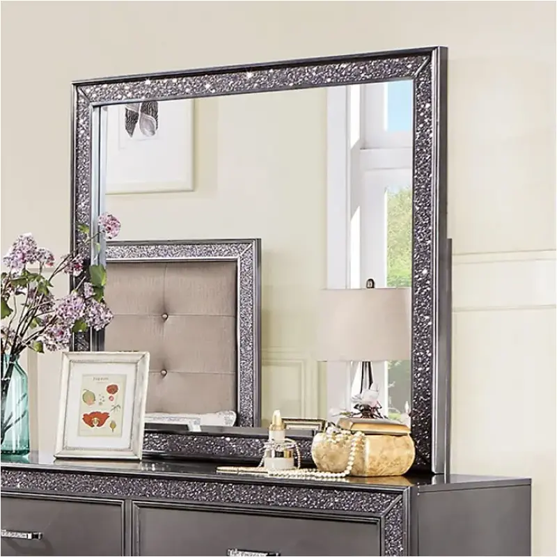 Cm7198gy-m Furniture Of America Onyxa Bedroom Furniture Mirror