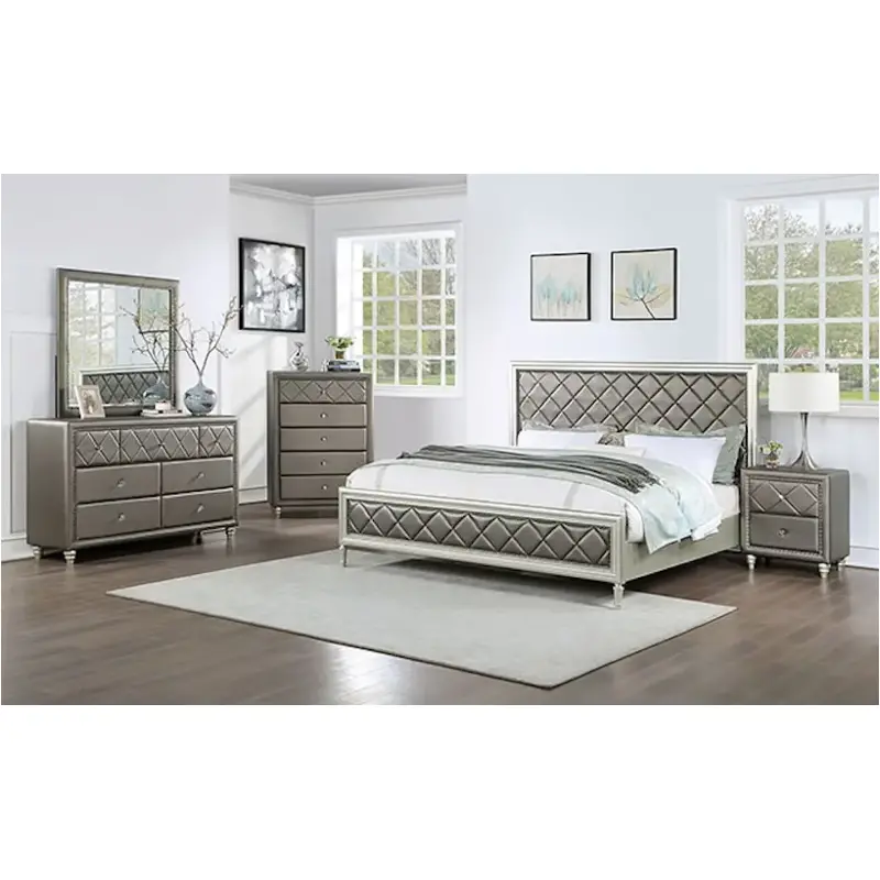 Foa7224cpn-q Furniture Of America Xandria Bedroom Furniture Bed