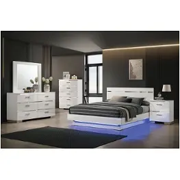 Foa7189wh-ek Furniture Of America Erlach Bedroom Furniture Bed