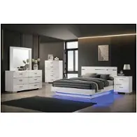Foa7189wh-ek Furniture Of America Erlach Bedroom Furniture Bed