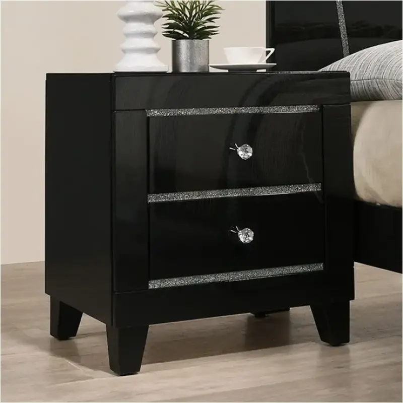 Foa7038bk-n Furniture Of America Magdeburg Bedroom Furniture Nightstand