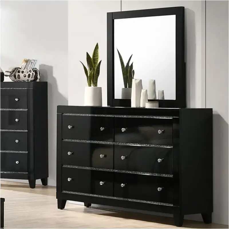 Foa7038bk-d Furniture Of America Magdeburg Bedroom Furniture Dresser