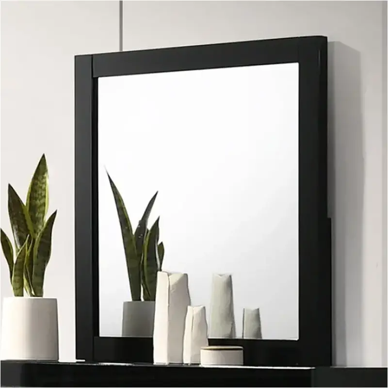 Foa7038bk-m Furniture Of America Magdeburg Bedroom Furniture Mirror