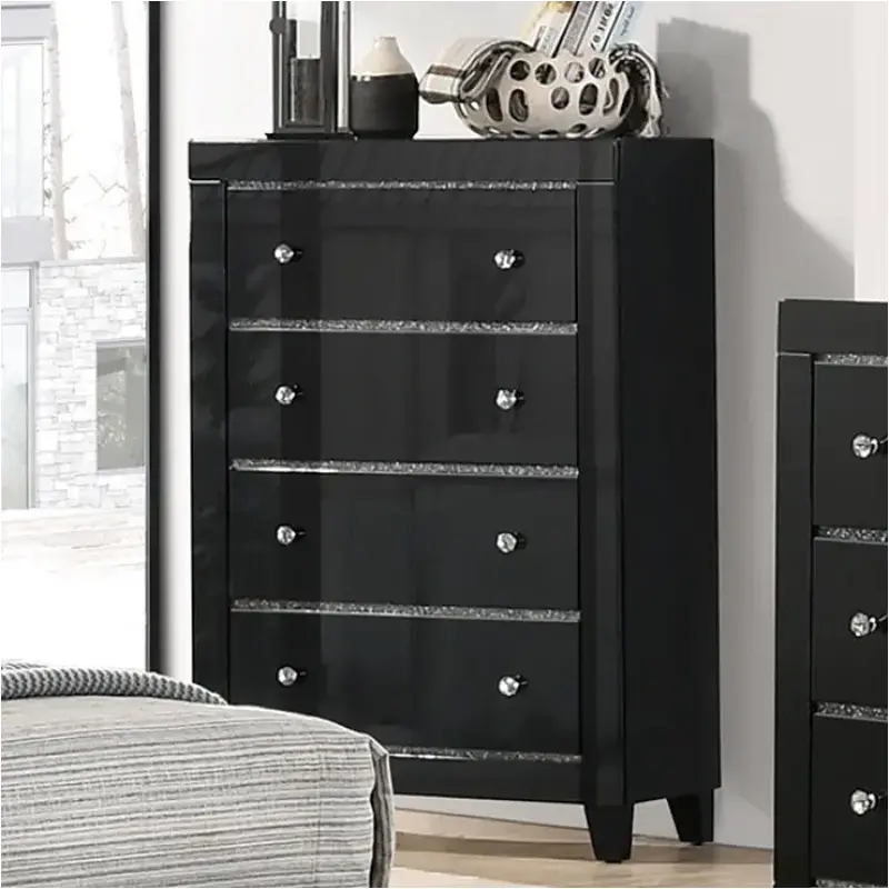 Foa7038bk-c Furniture Of America Magdeburg Bedroom Furniture Chest