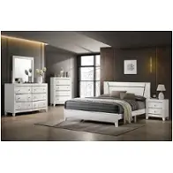 Foa7038wh-q Furniture Of America Magdeburg Bedroom Furniture Bed