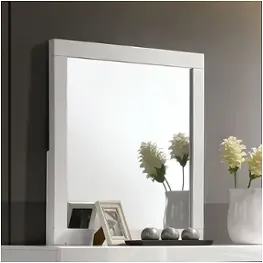 Foa7038wh-m Furniture Of America Magdeburg Bedroom Furniture Mirror