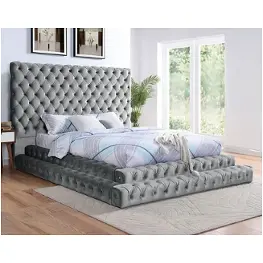 Cm7227gy-ek Furniture Of America Stefania Bedroom Furniture Bed