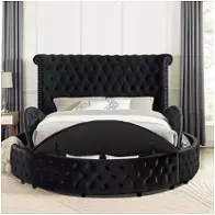 Cm7178bk-ck Furniture Of America Sansom Bedroom Furniture Bed