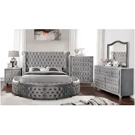 Cm7178gy-ck Furniture Of America Sansom Bedroom Furniture Bed