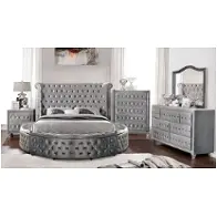 Cm7178gy-ck Furniture Of America Sansom Bedroom Furniture Bed