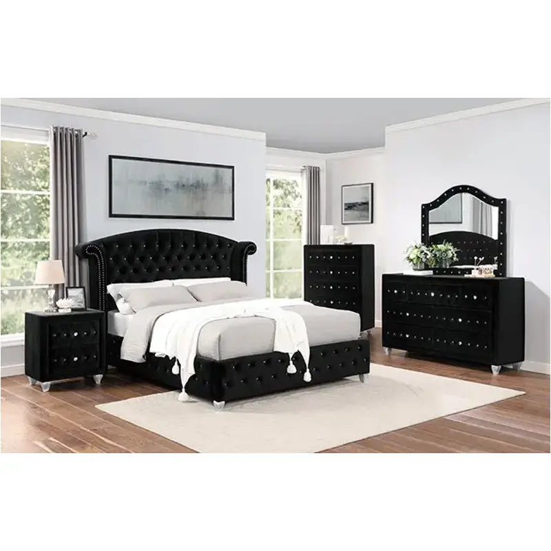 Cm7130bk-q Furniture Of America Zohar Bedroom Furniture Bed