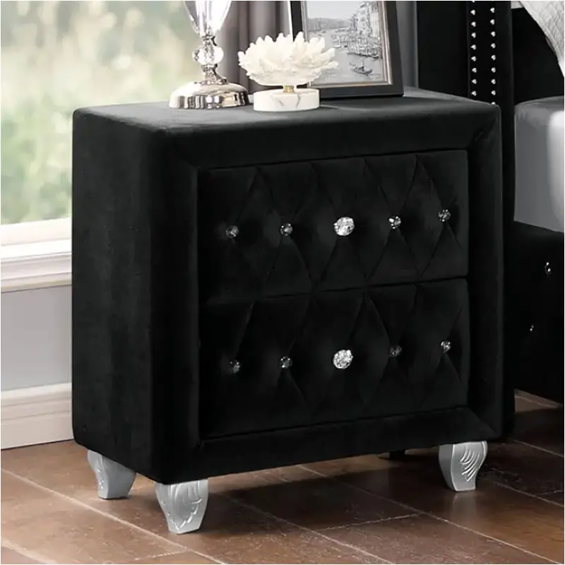 Cm7130bk-n Furniture Of America Zohar Bedroom Furniture Nightstand