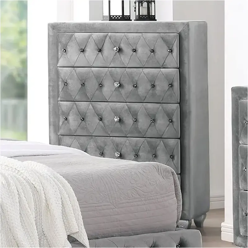 Cm7130gy-c Furniture Of America Zohar Bedroom Furniture Chest