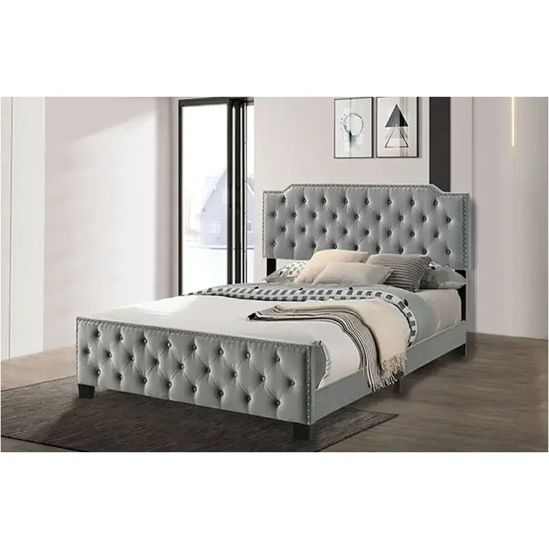 Cm7414lg-q Furniture Of America Charlize Bedroom Furniture Bed