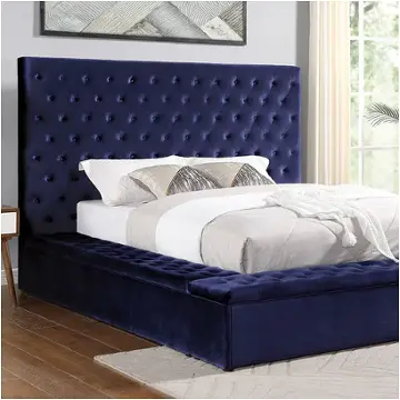 Cm7895bl-ck Furniture Of America Golati Bedroom Furniture Bed