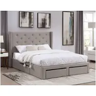Foa7242gy-ek Furniture Of America Mitchelle Bedroom Furniture Bed