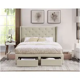 Foa7242bg-q Furniture Of America Mitchelle Bedroom Furniture Bed