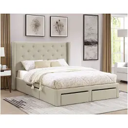 Foa7242bg-ek Furniture Of America Mitchelle Bedroom Furniture Bed