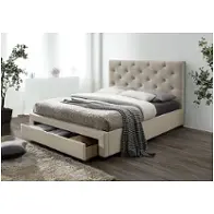 Cm7218bg-ck Furniture Of America Sybella Bedroom Furniture Bed