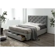 Cm7218gy-ck Furniture Of America Sybella Bedroom Furniture Bed