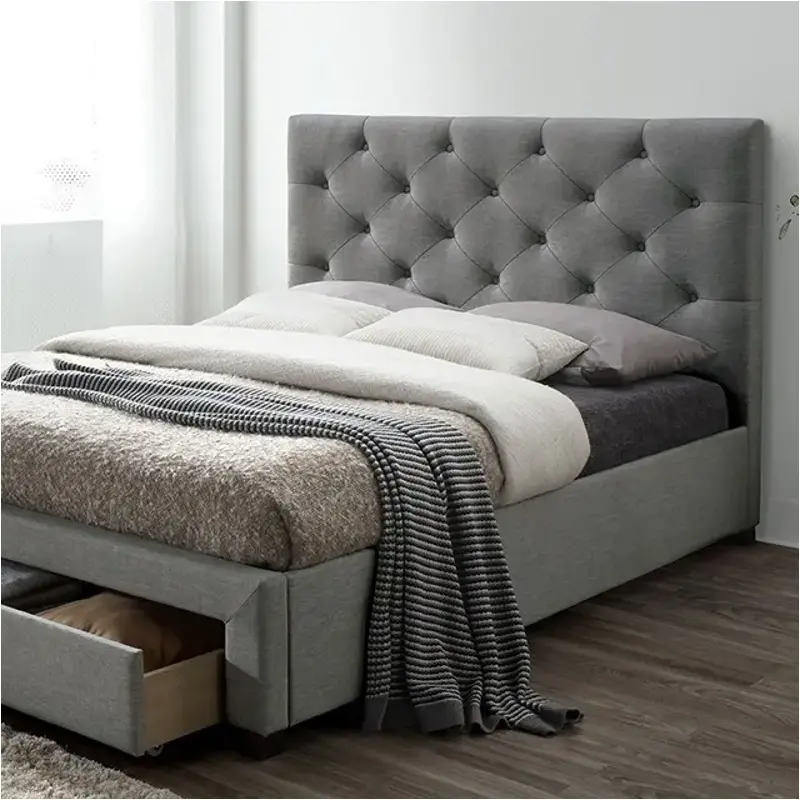 Cm7218gy-t Furniture Of America Sybella Bedroom Furniture Bed