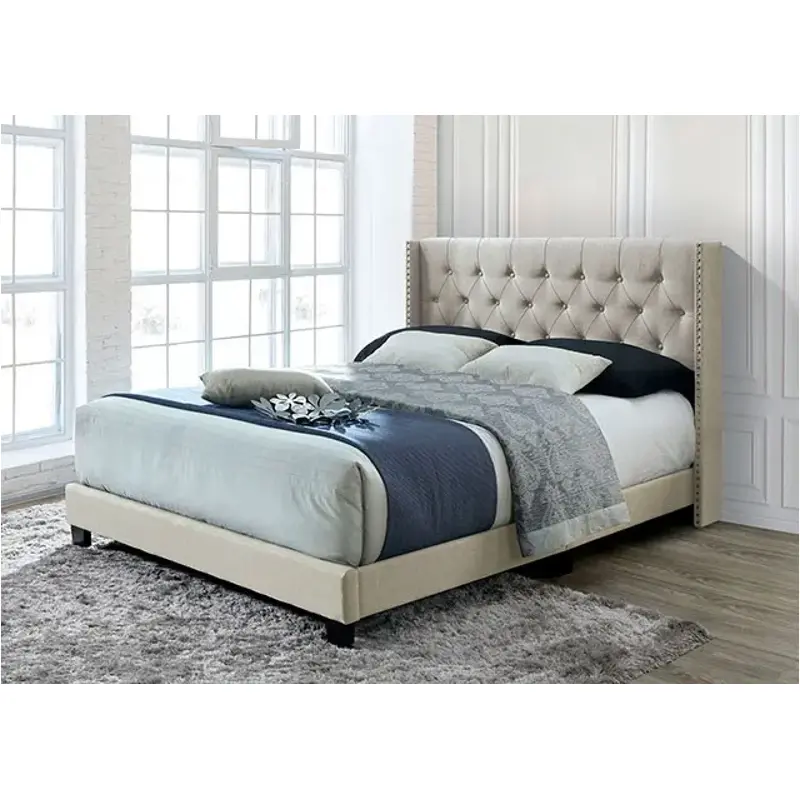 Cm7216bg-ck Furniture Of America Jenelle Bedroom Furniture Bed