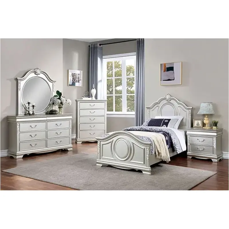 Cm7458sv-f Furniture Of America Alecia Bedroom Furniture Bed
