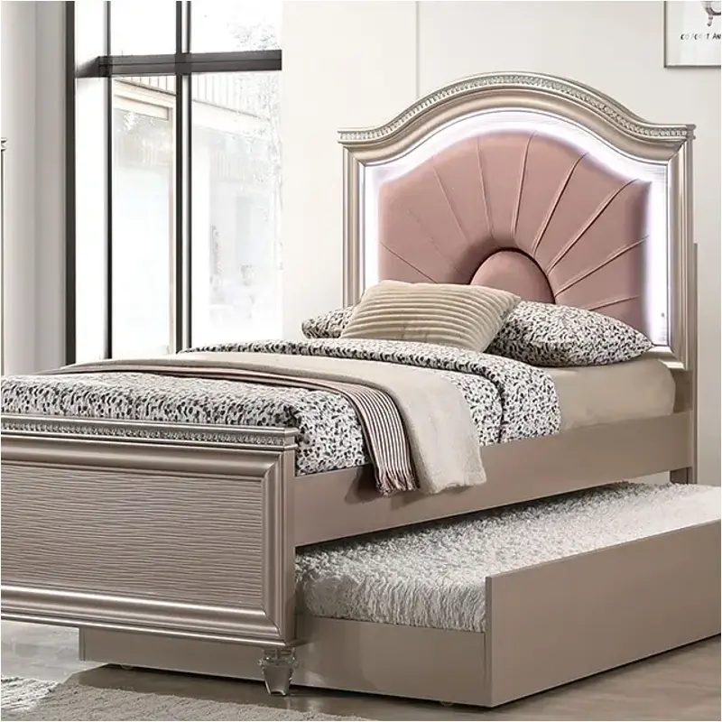 Cm7901rg-t Furniture Of America Allie Bedroom Furniture Bed