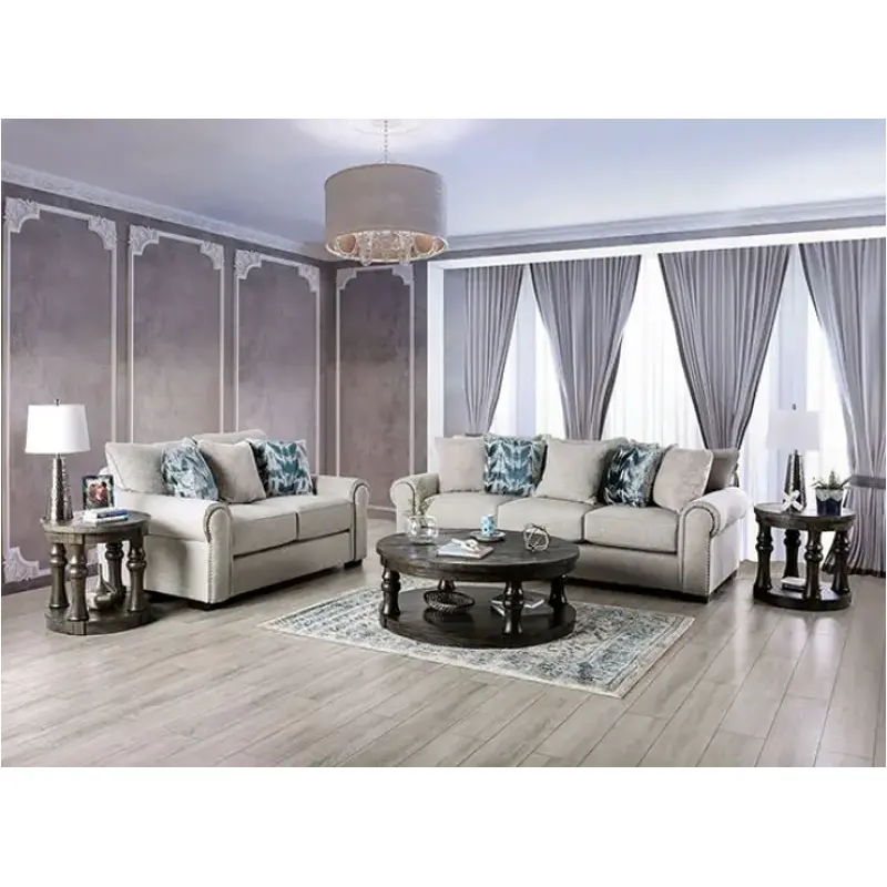 Sm1215-sf Furniture Of America Laredo Living Room Furniture Sofa